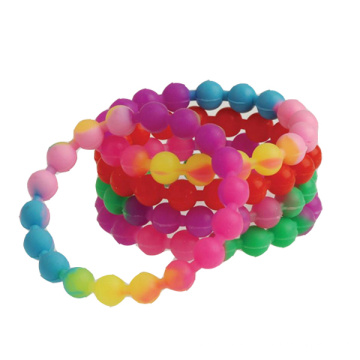 Custom Silicone Bead Bracelet for Woman